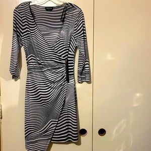 Bebe size m zebra print dress